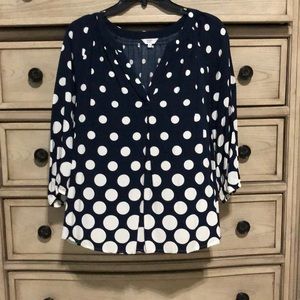 Crown and Ivy 3/4 sleeved shirt